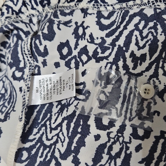 Glam Cream and Navy Casual Dress - Picture 12 of 12